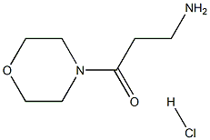 3-Amino-1-(4-morpholinyl)-1-propanonehydrochloride Structure