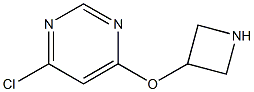 4-(3-Azetidinyloxy)-6-chloropyrimidine 구조식 이미지