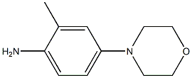 2-Methyl-4-(4-morpholinyl)aniline 구조식 이미지