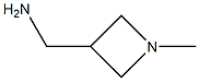 1-Methyl-3-(aminomethyl)azetidine 구조식 이미지