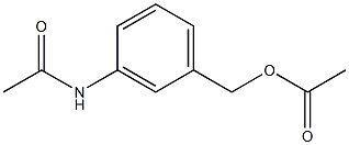 3-acetamidobenzyl acetate 구조식 이미지