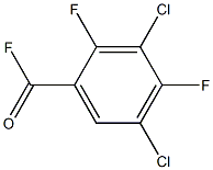 2,4-Difluoro-3,5-dichlorobenzoyl fluoride Structure