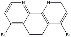 4,7-dibromo-1,10-phenanthroline 구조식 이미지