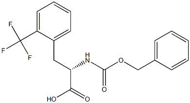 Cbz-2-Trifluoromethyl-L-Phenylalanine 구조식 이미지