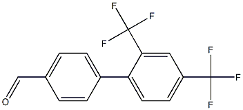 2',4'-bis(trifluoromethyl)biphenyl-4-carbaldehyde Structure