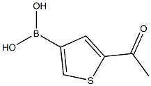 5-Acetylthiophene-3-boronic acid 구조식 이미지