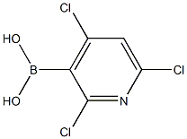 2,4.6-Trichloropyridine-3-boronic acid Structure