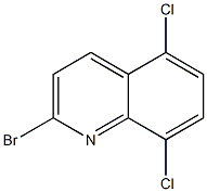 2-bromo-5,8-dichloroquinoline Structure