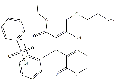 Amlodipine impurity G 구조식 이미지