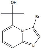 2-(3-bromoimidazo[1,2-a]pyridin-5-yl)propan-2-ol 구조식 이미지