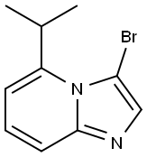 3-bromo-5-isopropylimidazo[1,2-a]pyridine 구조식 이미지