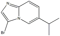 3-bromo-6-isopropylimidazo[1,2-a]pyridine 구조식 이미지