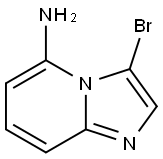 3-bromoimidazo[1,2-a]pyridin-5-amine 구조식 이미지