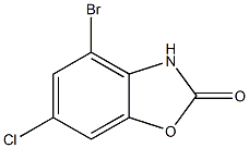 4-Bromo-6-chlorobenzo[D]oxazole-2-[3H]-one 구조식 이미지