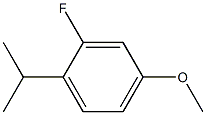 2-fluoro-1-isopropyl-4-methoxybenzene Structure