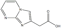 2-(imidazo[1,2-a]pyrimidin-2-yl)acetic acid 구조식 이미지