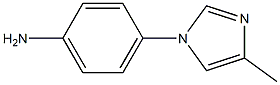 4-(4-methyl-1H-imidazol-1-yl)aniline 구조식 이미지