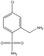 2-(aminomethyl)-4-chlorobenzenesulfonamide Structure