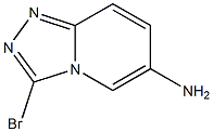 3-bromo-[1,2,4]triazolo[4,3-a]pyridin-6-amine 구조식 이미지