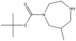 tert-butyl 6-methyl-1,4-diazepane-1-carboxylate Structure