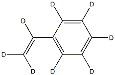 Styrene-d8 (stabilized with Hydroquinone) Structure