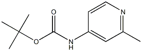 tert-butyl 2-methylpyridin-4-ylcarbamate 구조식 이미지