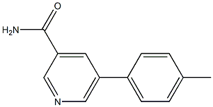 5-p-tolylpyridine-3-carboxamide 구조식 이미지