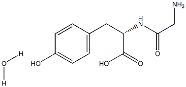 Glycyl-L-tyrosine n-Hydrate Structure