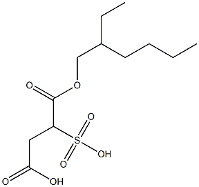 Mono (2-ethylhexyl) sulfosuccinate 구조식 이미지