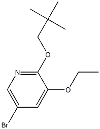 5-broMo-3-ethoxy-2-(neopentyloxy)pyridine Structure