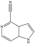 3a,7a-dihydro-1H-pyrrolo[3,2-c]pyridine-4-carbonitrile 구조식 이미지
