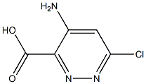 4-aMino-6-chloropyridazine-3-carboxylic acid 구조식 이미지