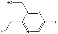 (5-fluoropyridine-2,3-diyl)diMethanol 구조식 이미지