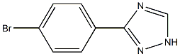 3-(4-BroMophenyl)-1H-[1,2,4]triazole Structure