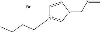 1-Allyl-3-butylimidazolium bromide Structure