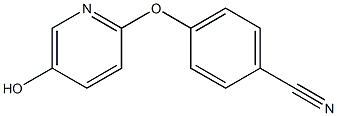 4-(5-hydroxypyridin-2-yloxy)benzonitrile Structure