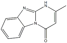 2-Methylpyrimido[1,2-a]benzimidazol-4(1H)-one 구조식 이미지