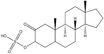 Etiocholanolone sulfate Structure
