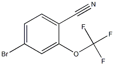 4-Bromo-1-cyano-2-(trifluoromethoxy)benzene Structure