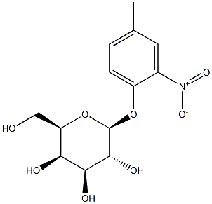 4-Methyl-2-nitrophenyl b-D-galactopyranoside Structure