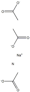 Sodium ammonia triacetate Structure