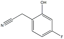 2-hydroxy-4-fluorophenylacetonitrile Structure