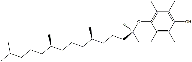 Vitamin E powder (feed grade) 구조식 이미지