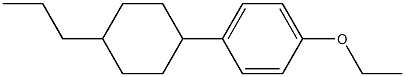 1-ethoxy-4-(-4-propylcyclohexyl)benzene Structure