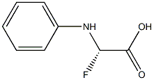 2-fluoro-D-phenylglycine Structure