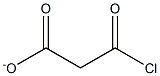 2-chloroformylacetate 구조식 이미지