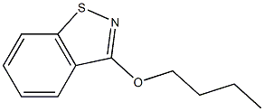 3-butoxy-1,2-benzisothiazole Structure
