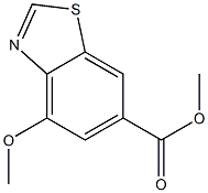 Methyl 4-methoxybenzothiazole-6-carboxylate Structure