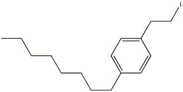 4-n-octylphenylethyl iodide 구조식 이미지