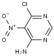 4-amino-6-chloro-5-nitropyrimidine Structure